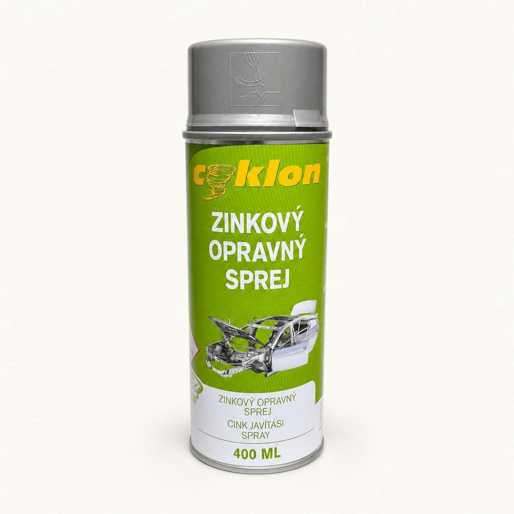 Zink-Farbspray 400 ml fuer verzinkten Gabionenzaun und Metallzaun