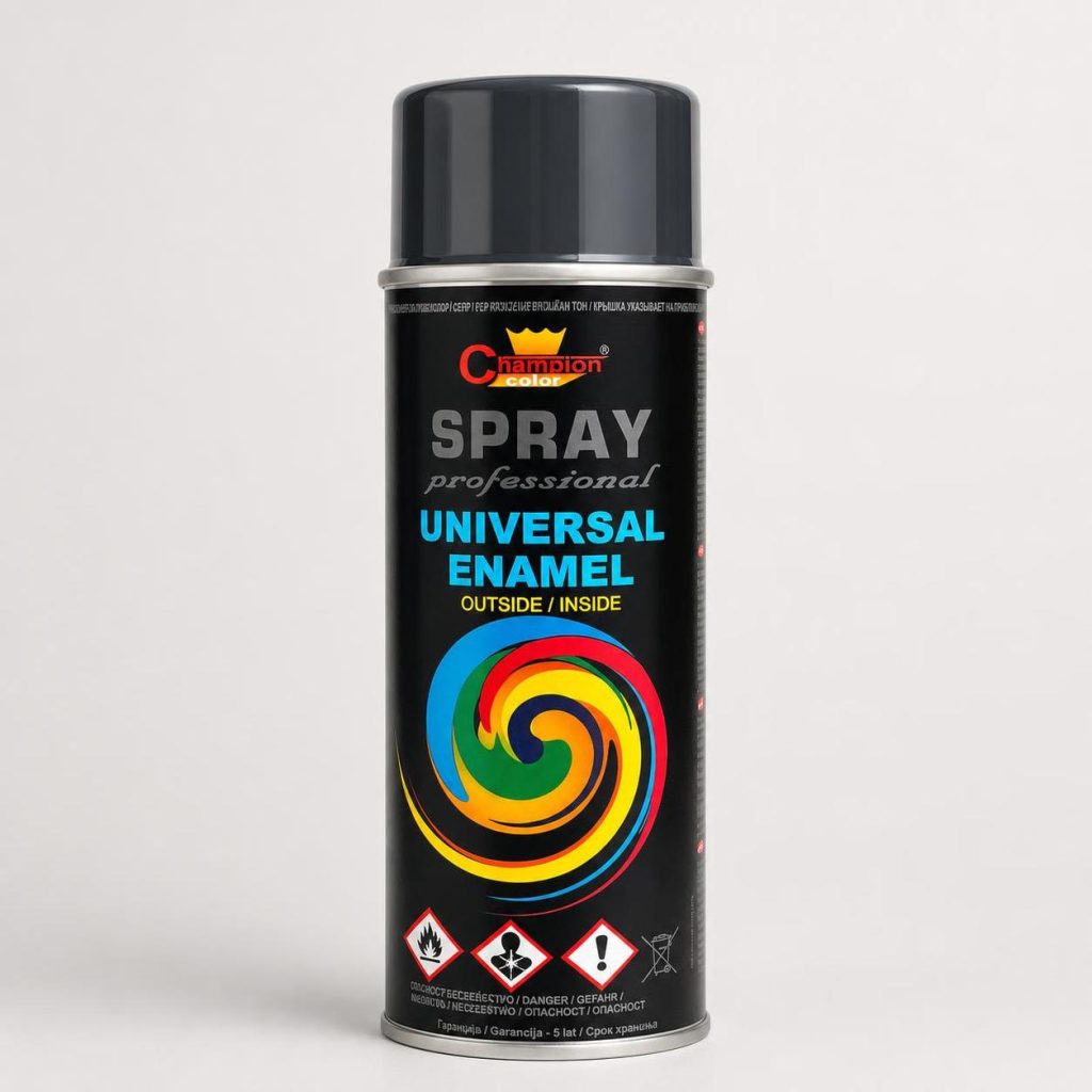 Farbspray RAL7016 Anthrazit 400 ml fuer Gabionenzaun und Metallzaun