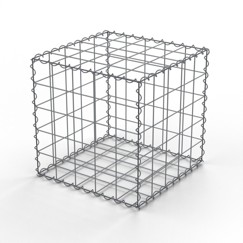 Gabiónový kôš 0,5 x 0,5 x 0,5 m, oko 100 x 100 mm