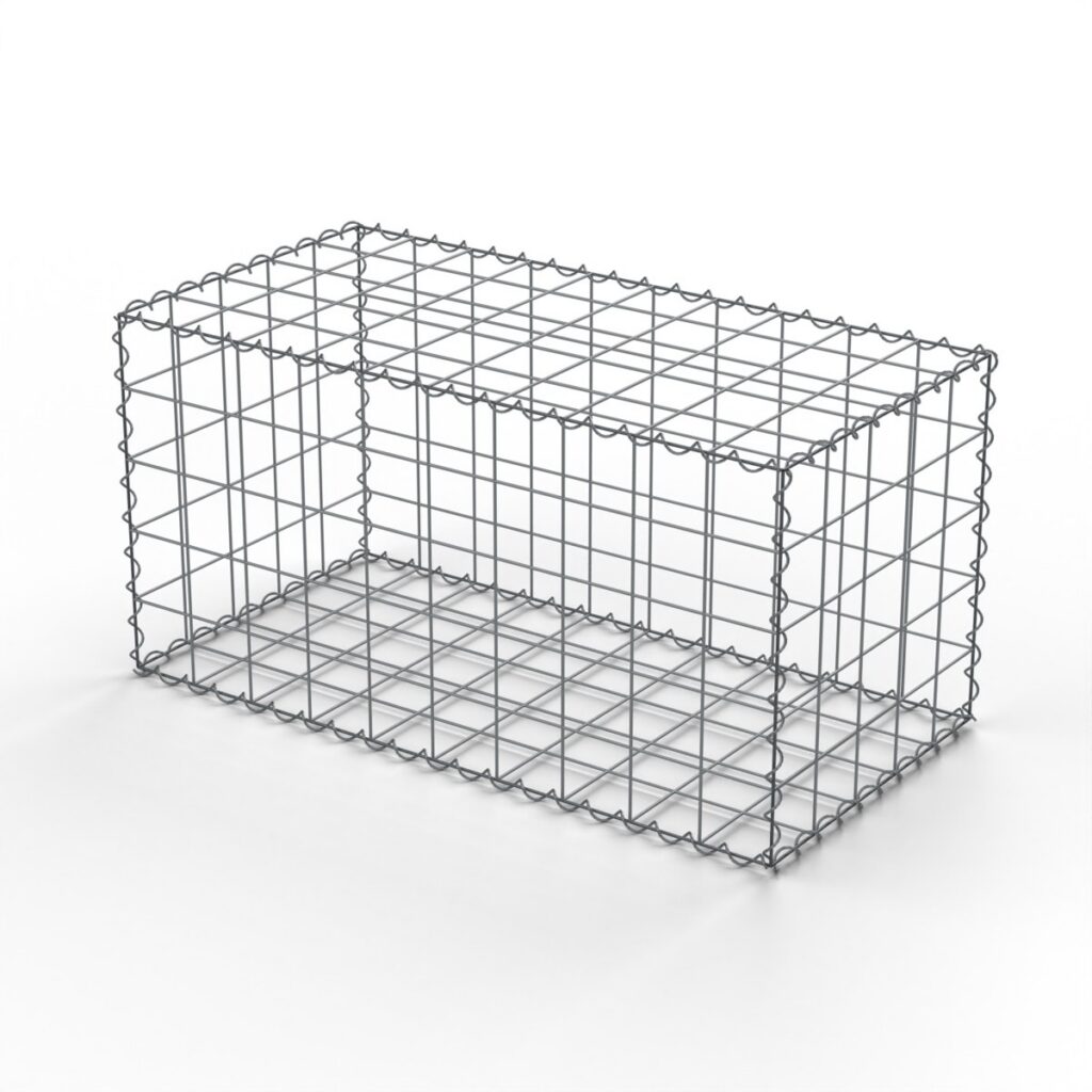 Gabiónový kôš 1,0 x 0,5 x 0,5 m, oko 100 x 100 mm