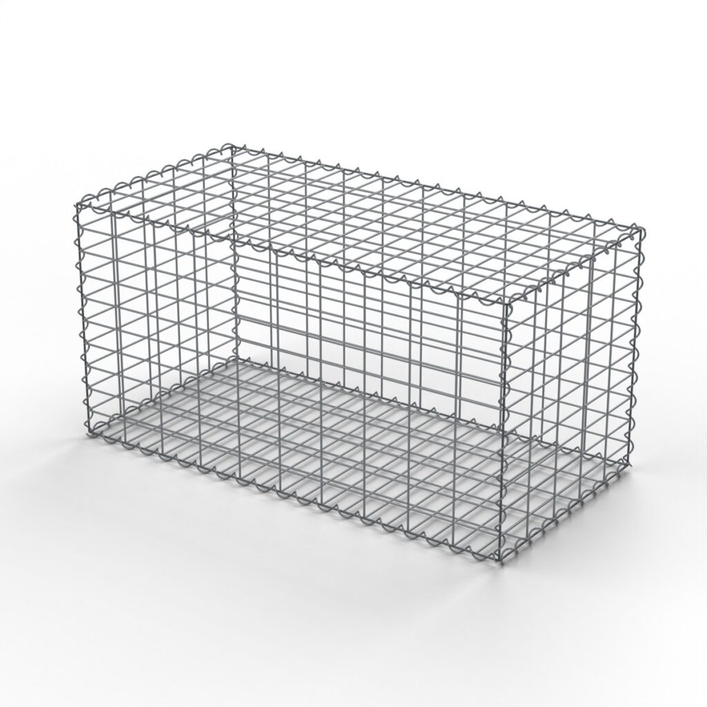 Gabiónový kôš 1,0 x 0,5 x 0,5 m, oko 50 x 100 mm, horizontálny