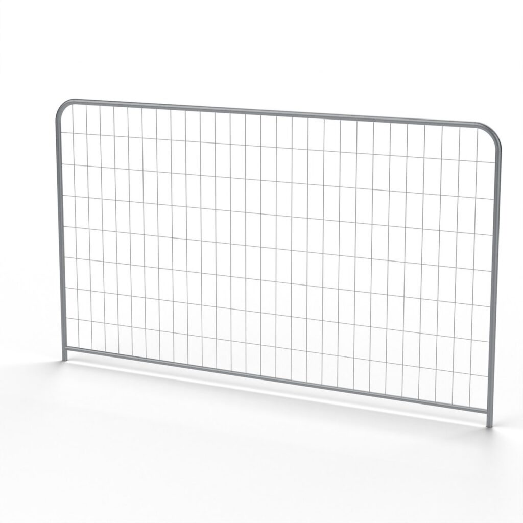Mobilné oplotenie – mobilný diel 3434 x 2000 mm, bez výstuže, pozinkovaný