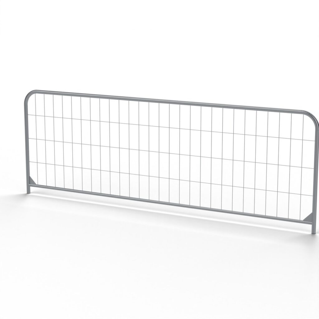 Mobilné oplotenie – mobilný diel polovičný 3434 x 1200 mm, pozinkovaný