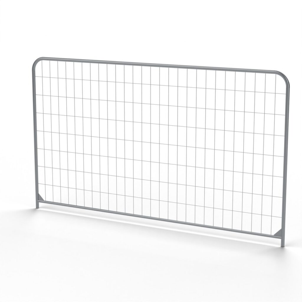 Mobilné oplotenie – mobilný diel ŠTANDARD 3434 x 2000 mm, pozinkovaný